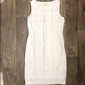 Calvin Klein white block dress